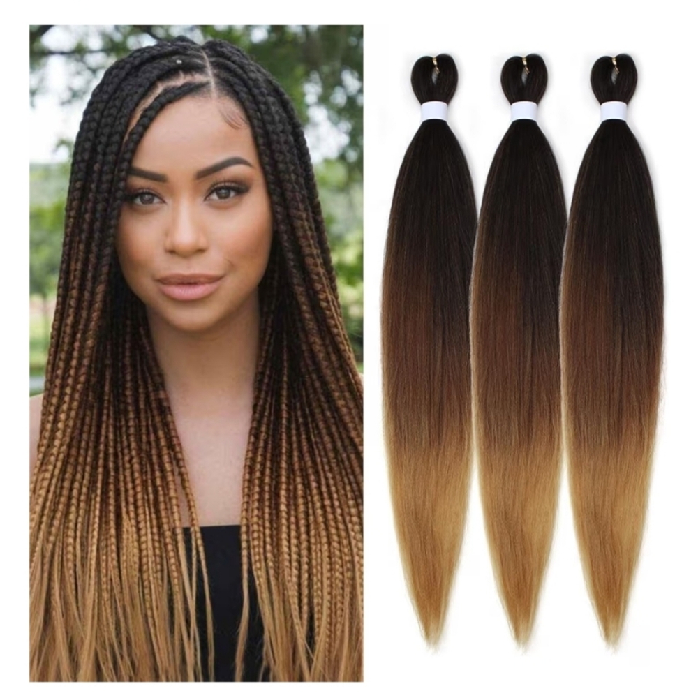 Brown to Honey Blonde Ombre Braiding Hair 26 Inch